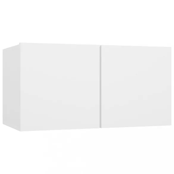 3 részes fehér szerelt fa TV-szekrényszett