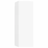 3 részes fehér szerelt fa TV-szekrényszett