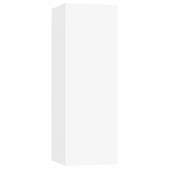 3 részes fehér szerelt fa TV-szekrényszett