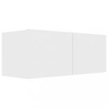 5 részes fehér szerelt fa TV-szekrényszett