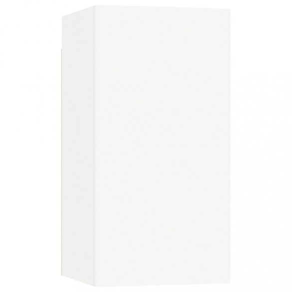 5 részes fehér szerelt fa TV-szekrényszett