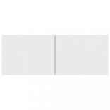 3 db fehér szerelt fa TV-szekrény