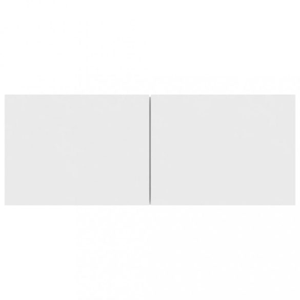 3 db fehér szerelt fa TV-szekrény