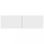 3 db fehér szerelt fa TV-szekrény