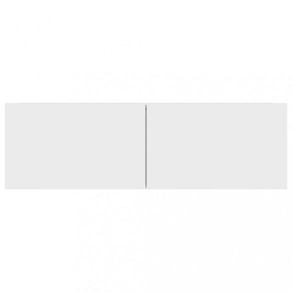 3 db fehér szerelt fa TV-szekrény