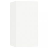 8 részes fehér szerelt fa TV-szekrényszett