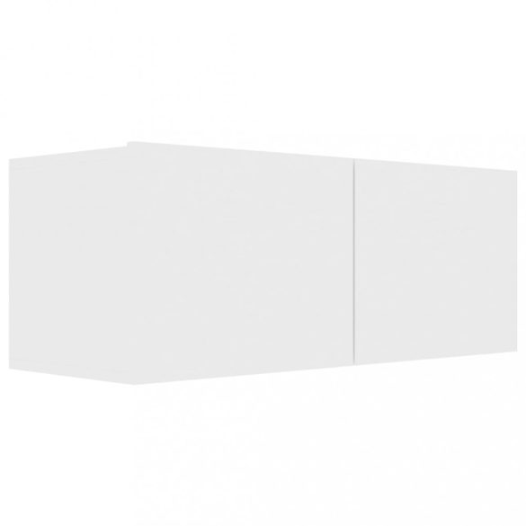 8 részes fehér szerelt fa TV-szekrényszett