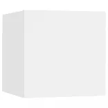 10 részes fehér szerelt fa TV-szekrényszett