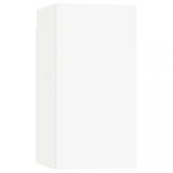 4 részes fehér szerelt fa TV-szekrényszett