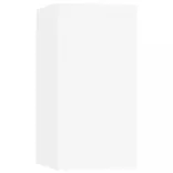 10 részes fehér szerelt fa TV-szekrényszett