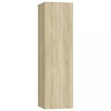 3 részes sonoma tölgy színű szerelt fa TV-szekrényszett