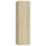 3 részes sonoma tölgy színű szerelt fa TV-szekrényszett