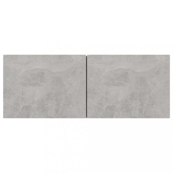 4 db betonszürke szerelt fa TV-szekrény 80 x 30 x 30 cm