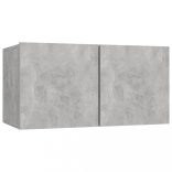 8 részes betonszürke szerelt fa TV-szekrényszett