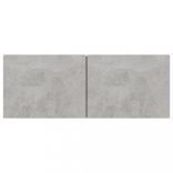 3 db betonszürke szerelt fa TV-szekrény