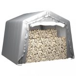 szürke acél tárolósátor 300 x 300 cm