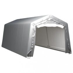 szürke acél tárolósátor 300 x 600 cm