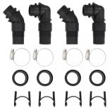 2 db HDPE és alumínium napelemes medencefűtő 75 x 75 x 36 cm