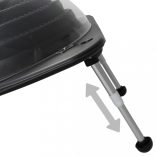 5 db HDPE és alumínium napelemes medencefűtő 75 x 75 x 36 cm