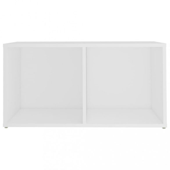 2 db fehér szerelt fa TV-szekrény 72 x 35 x 36,5 cm