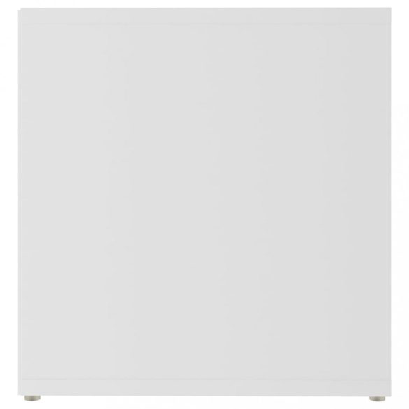 2 db fehér szerelt fa TV-szekrény 72 x 35 x 36,5 cm