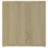 2 db sonoma tölgy színű szerelt fa TV-szekrény 72x35x36,5 cm