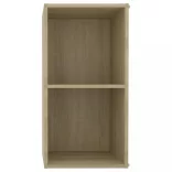 2 db sonoma tölgy színű szerelt fa TV-szekrény 72x35x36,5 cm