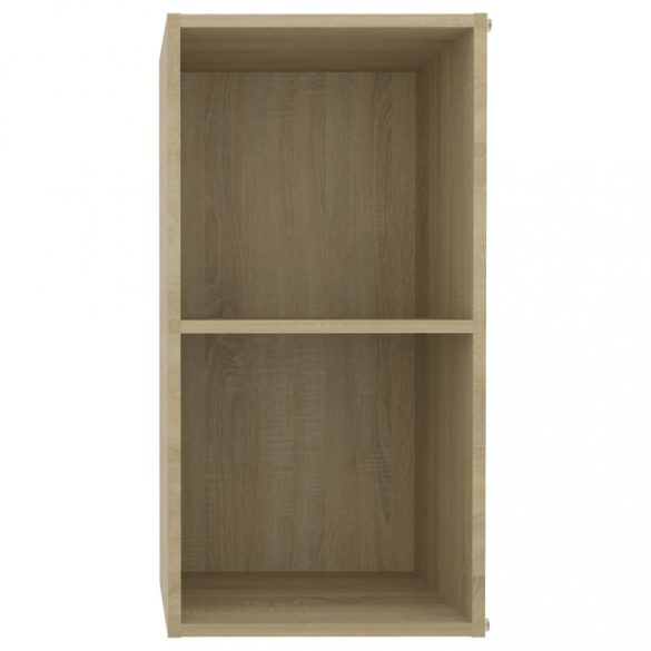 2 db sonoma tölgy színű szerelt fa TV-szekrény 72x35x36,5 cm