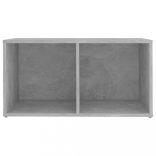 2 db betonszürke szerelt fa TV-szekrény 72 x 35 x 36,5 cm