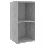 2 db betonszürke szerelt fa TV-szekrény 72 x 35 x 36,5 cm