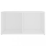 2 db fehér szerelt fa TV-szekrény 72 x 35 x 36,5 cm