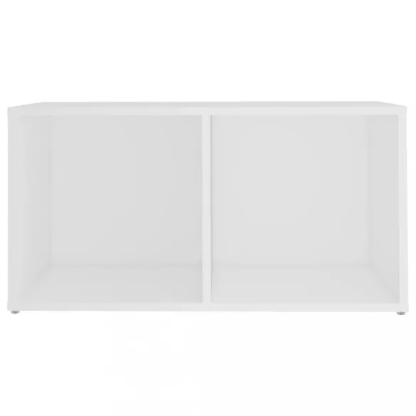 2 db fehér szerelt fa TV-szekrény 72 x 35 x 36,5 cm