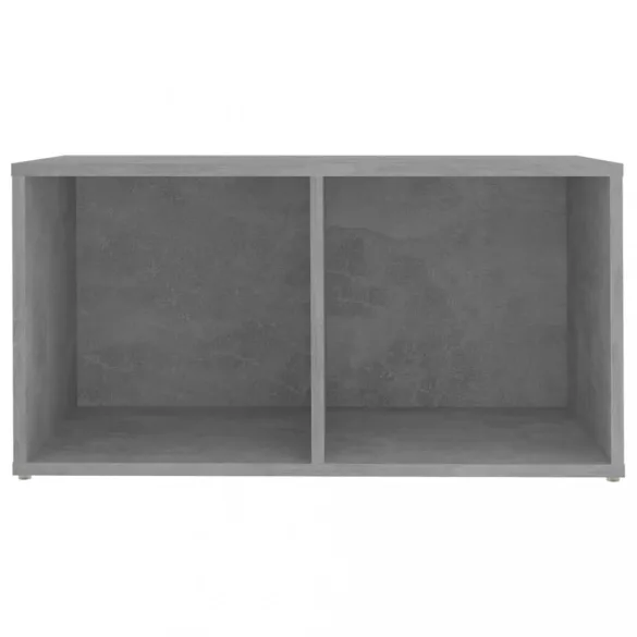 2 db betonszürke szerelt fa TV-szekrény 72 x 35 x 36,5 cm