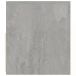 2 db betonszürke éjjeliszekrény LED-del 60 x 35 x 40 cm