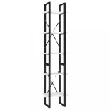 5 szintes fehér szerelt fa könyvszekrény 40 x 30 x 175 cm