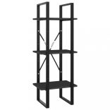 5 szintes szürke szerelt fa könyvszekrény 40 x 30 x 175 cm