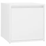 fehér szerelt fa előszobai bútorszett