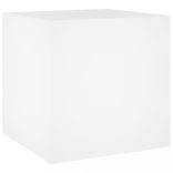 fehér szerelt fa előszobabútor-szett