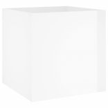 magasfényű fehér szerelt fa előszobai bútorszett