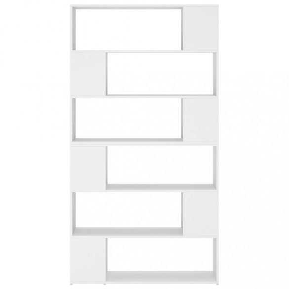 fehér térelválasztó könyvszekrény 100 x 24 x 188 cm