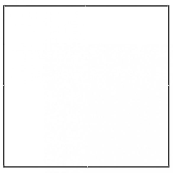 fekete acél kutyakennel 4 m²