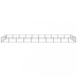 fekete acél kutyakennel 30 m²