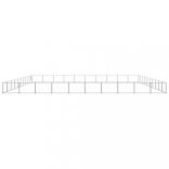 ezüstszínű acél kutyakennel 100 m²