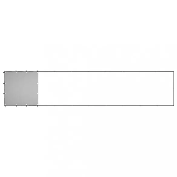 fekete acél kutyakennel 6,05 m²