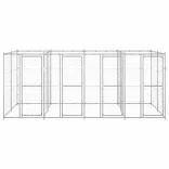 kültéri horganyozott acél kutyakennel 9,68 m²