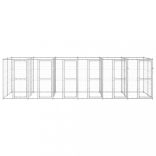 kültéri horganyozott acél kutyakennel 14,52 m²