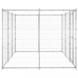 kültéri horganyozott acél kutyakennel 7,26 m²