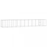 kültéri horganyozott acél kutyakennel 26,62 m²