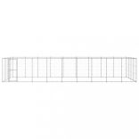 kültéri horganyozott acél kutyakennel 43,56 m²