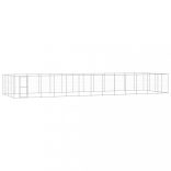 kültéri horganyozott acél kutyakennel 53,24 m²